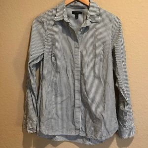 J. Crew Button Down Pinstripe Shirt